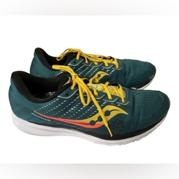 Men’s Saucony Rare Vintage Ride 13 in Citron Mutant. Size 12 - Picture 1 of 9